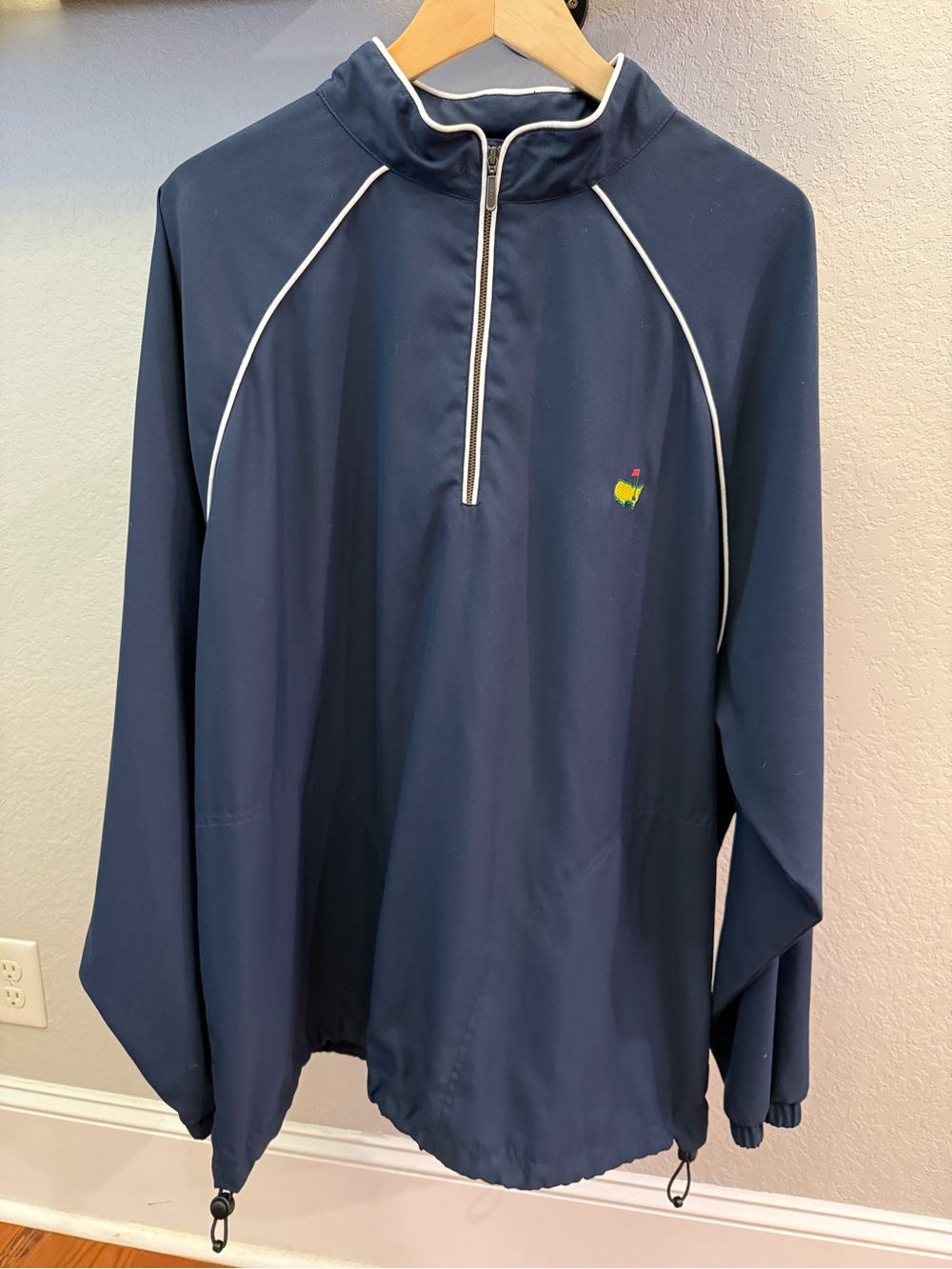 Masters Navy Windbreaker with White Piping